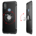 Противоударный бампер для Xiaomi Mi A2 Lite с кольцом-держателем Черный