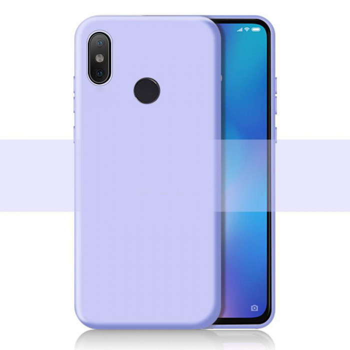 Силиконовый чехол Soft Touch для Xiaomi Mi 8 Лавандовый