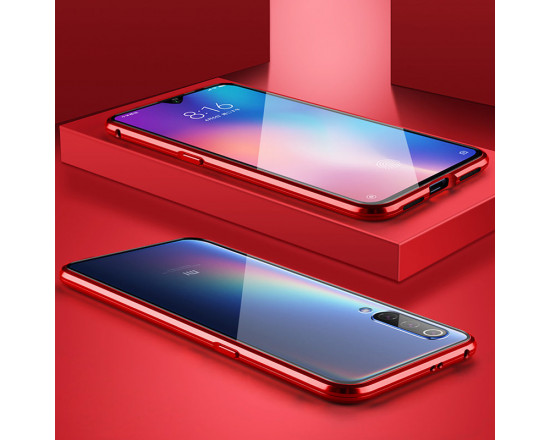 Защитный магнитный чехол для Xiaomi Mi A3 Красный