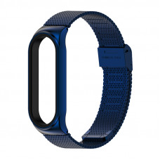 Ремінець MiJobs Milanese металевий для Xiaomi Mi Band 3 Blue