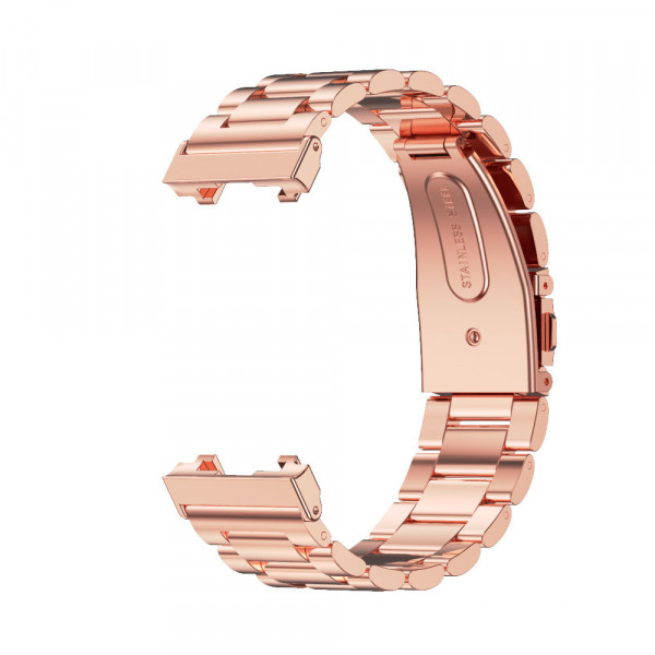 Металлический ремешок MiJobs Plus для Xiaomi Redmi Watch 2/Redmi Watch 2 Lite Розовое золото