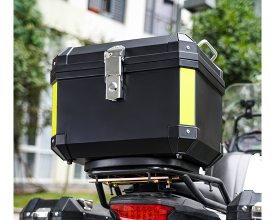 Кофр (багажник) для мотоцикла задній TDGO (45L) 43×38×36 чорний