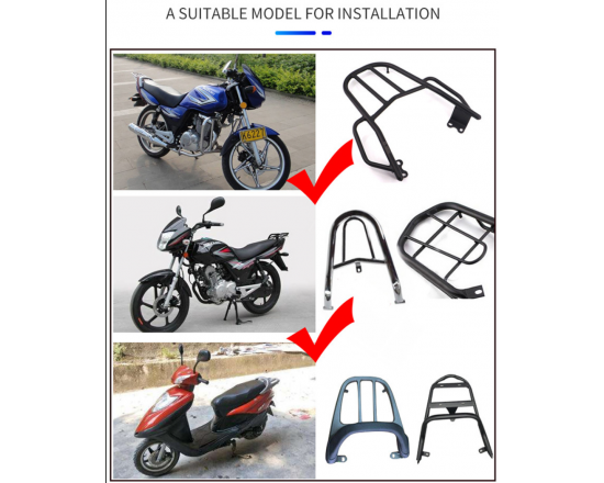 Кофр (багажник) для мотоцикла задній TDGO (45L) + спинка 43×38×36 білий
