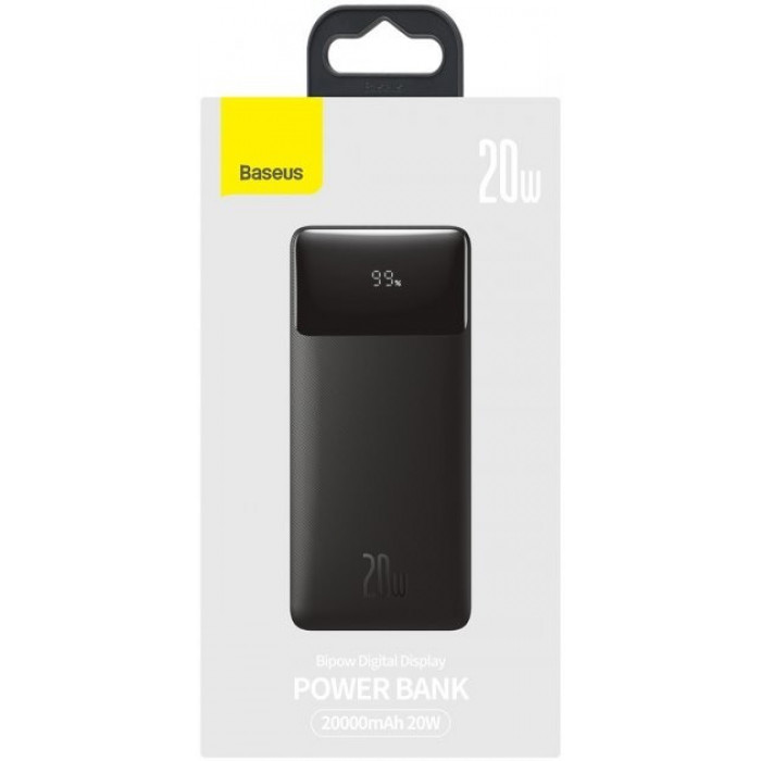 УМБ Baseus Bipow 20000 mAh 20W Digital Display Black (PPBD20K-X)