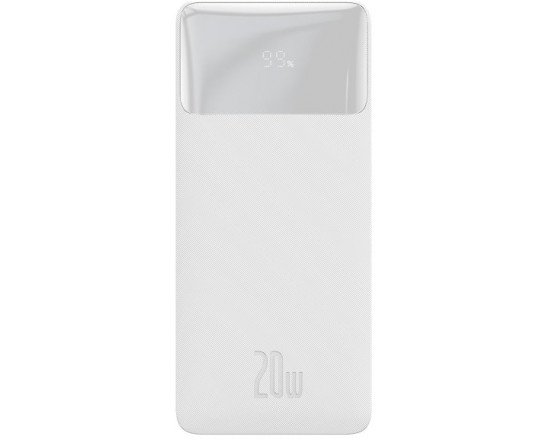 УМБ Baseus Bipow 20000 mAh 20W Digital Display White (PPDML-M02)