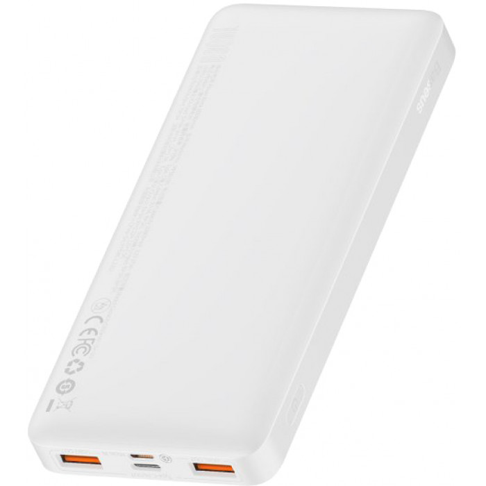 УМБ Baseus Bipow 20000 mAh 20W Digital Display White (PPDML-M02)