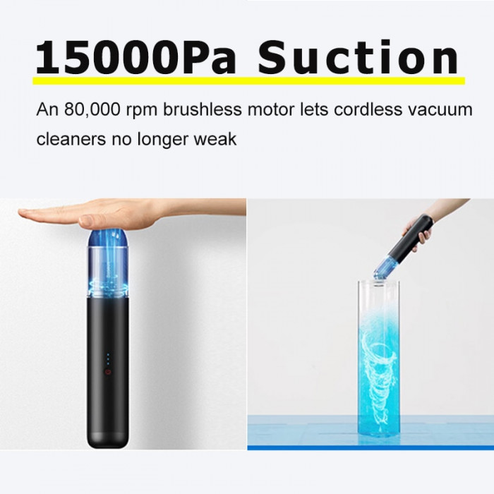 Автомобильный пылесос BASEUS Car Vacuum Cleaner A3 135 Вт, 17-45min, 15000Pa