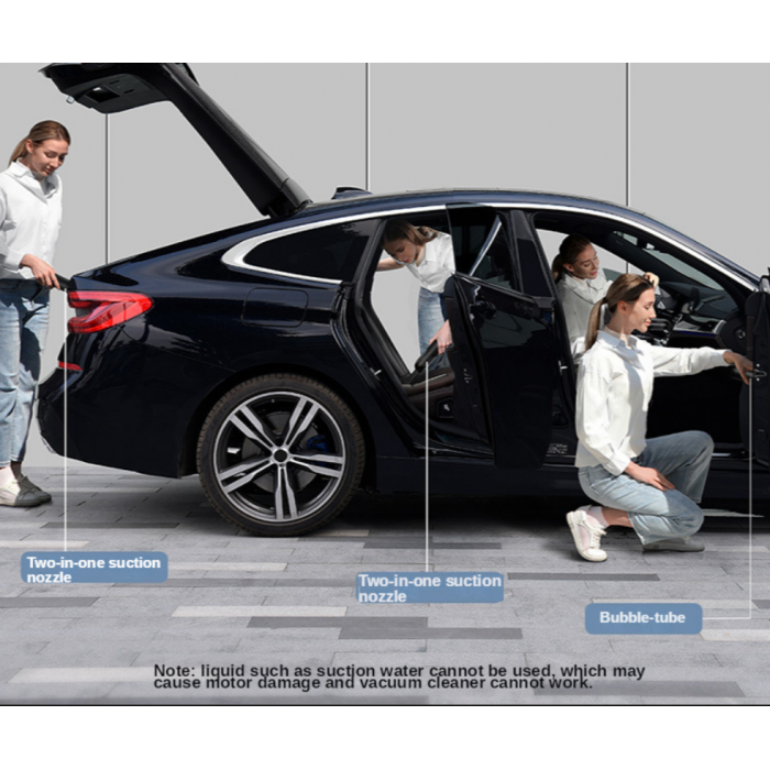 Автомобильный пылесос BASEUS Car Vacuum Cleaner A3 135 Вт, 17-45min, 15000Pa