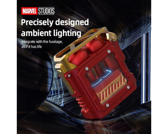 Беспроводные наушники Marvel True Wireless Earphones Iron Man BTMV08 Красные BT 5.3