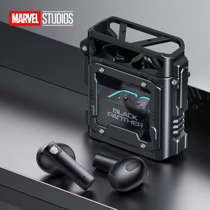 Бездротові навушники Marvel  True Wireless Earphones Black Panther BTMV08 Чорні BT 5.3