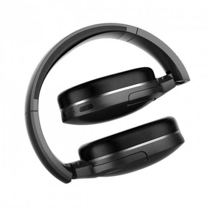 Бездротові накладні Bluetooth навушники BASEUS Encok Wireless headphone D02 Pro BT5.3, AUX Black (NGTD010201)