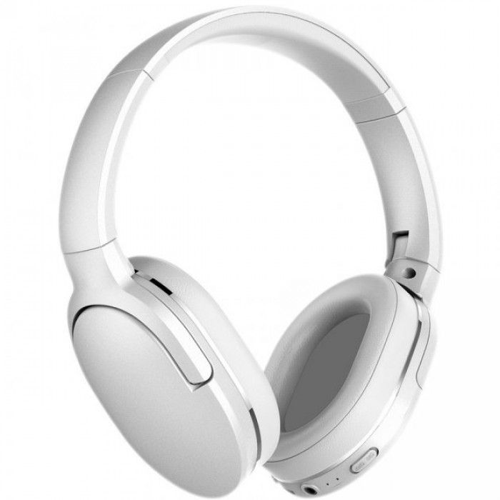 Бездротові накладні Bluetooth навушники BASEUS Encok Wireless headphone D02 Pro BT5.3, AUX White (NGTD010202)