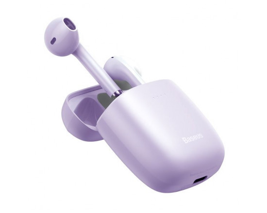 Беспроводные наушники BASEUS Encok True Wireless Earphones W04 Bluetooth Фиолетовый