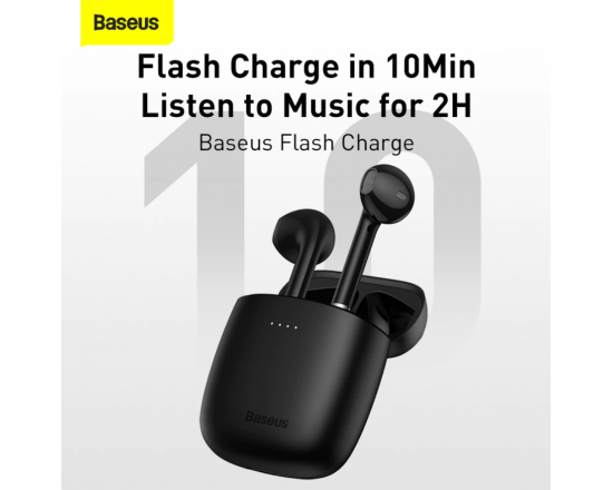 Бездротові навушники BASEUS Encok True Wireless Earphones W04 Bluetooth Чорні