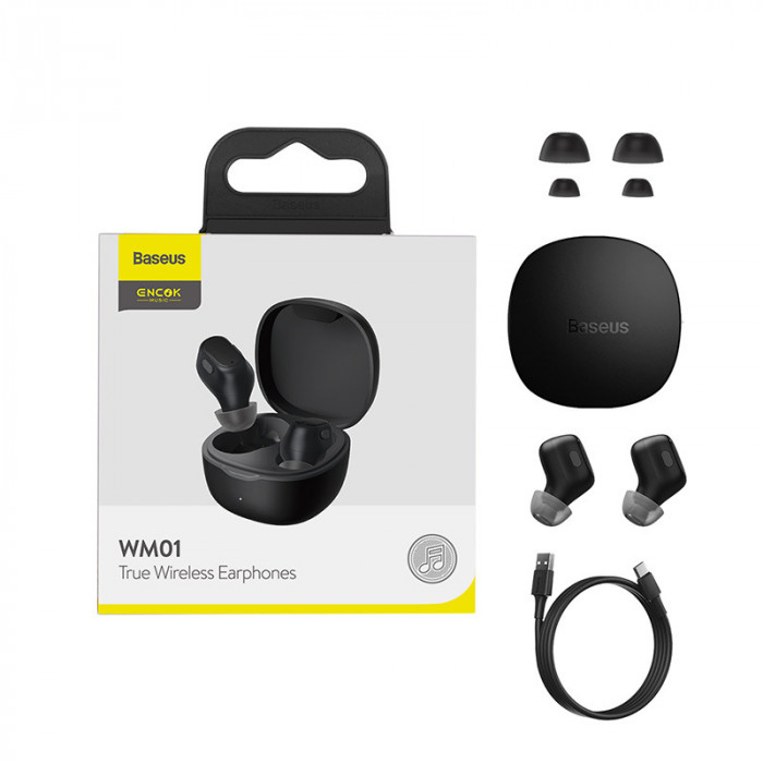 Бездротові навушники BASEUS Encok True Wireless Earphones WM01 Bluetooth