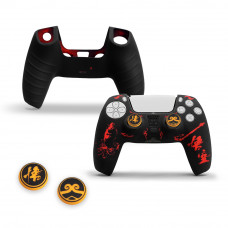 Силиконовый чехол Black Myth: WuKong для геймпада PS5 DualSense + накладки на стики