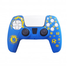 Силиконовый чехол FC Chelsea для PS5 DualSense - фирменный футбольный стиль