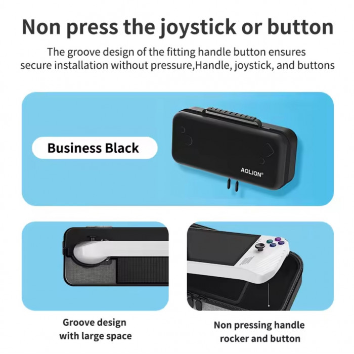 Купить AOLION Premium кейс для ROG Ally/Switch - жесткий защитный чехол, водостойкий EVA Черный