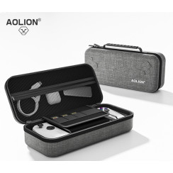 AOLION Premium кейс для ROG Ally/Switch - жорсткий захисний чохол, водостійкий EVA Сірий