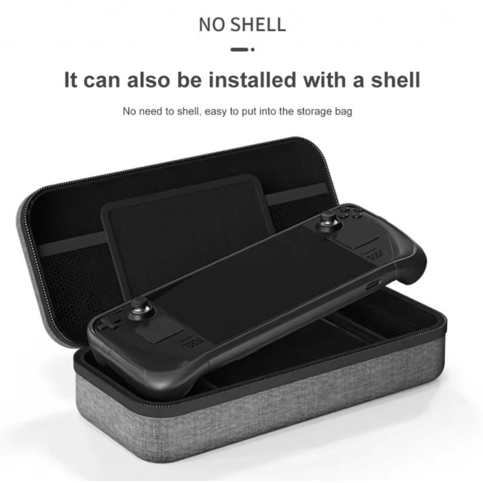 Купить AOLION AL-ST1003 Grey - премиальный жесткий кейс для Steam Deck/Switch, водостойкий EVA-чехол