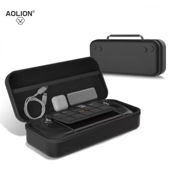 Купить AOLION AL-ST1003 Black – премиальный жесткий кейс для Steam Deck/Switch, водостойкий EVA-чехол