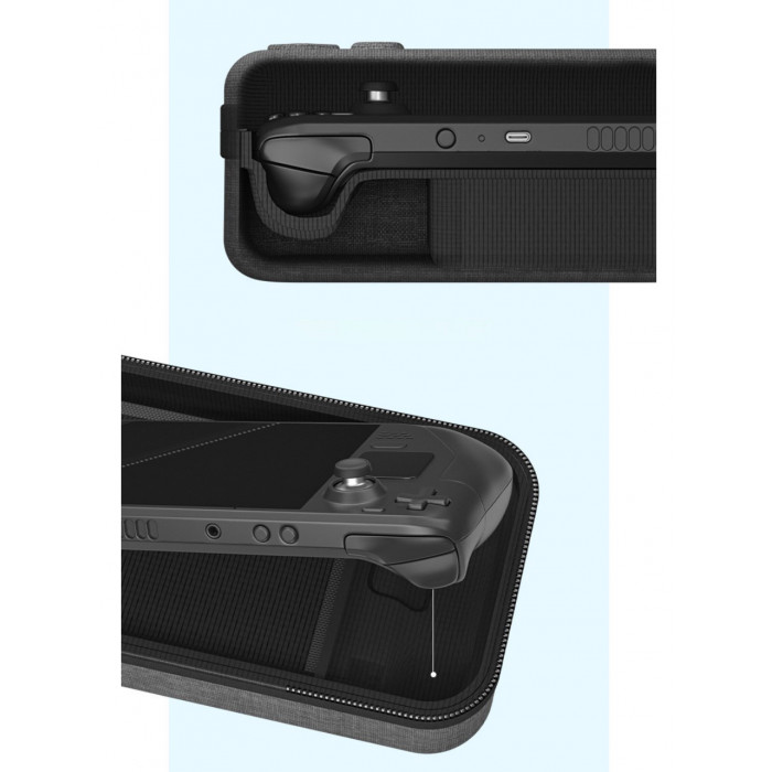 Купить AOLION AL-ST1003 Grey - премиальный жесткий кейс для Steam Deck/Switch, водостойкий EVA-чехол