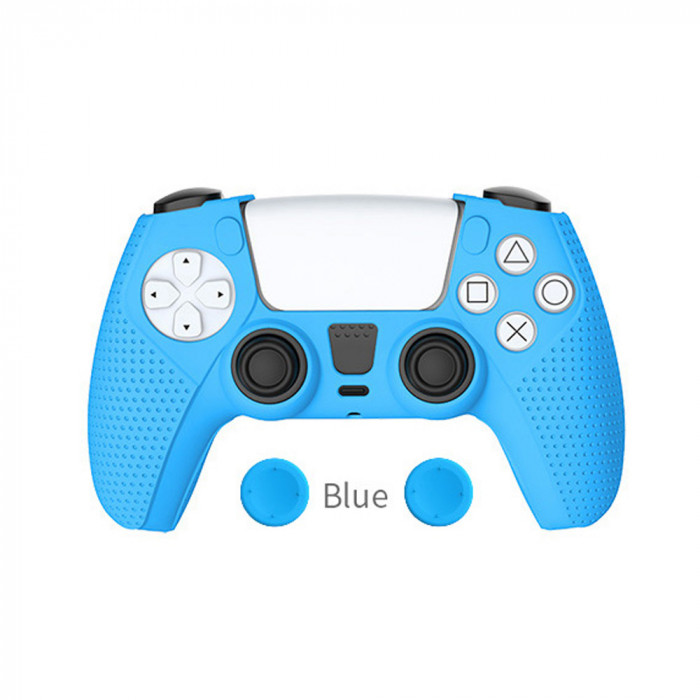 Купити DOBE TP5-0559 Silicone Protective Kit Blue - захисний комплект для PS5 DualSense