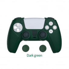 DOBE TP5-0559 Silicone Protective Kit - силиконовый защитный комплект для PS5 DualSense (зеленый)