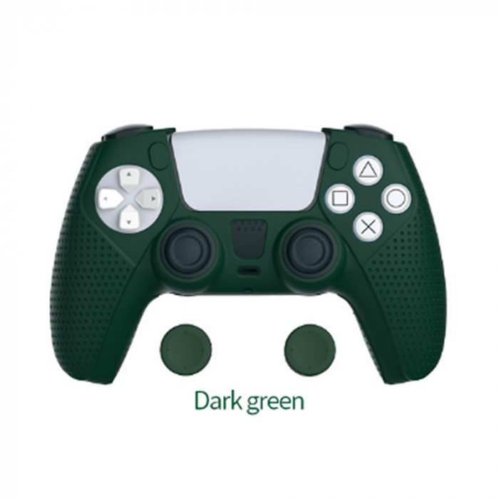 Купить DOBE TP5-0559 Silicone Protective Kit Green - защитный комплект для PS5 DualSense