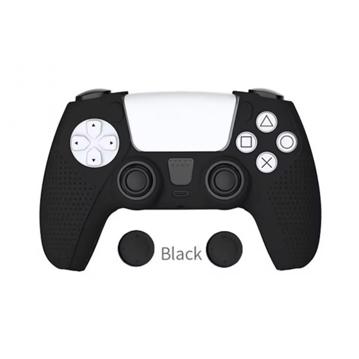 Купити DOBE TP5-0559 Silicone Protective Kit Black - захисний комплект для PS5 DualSense
