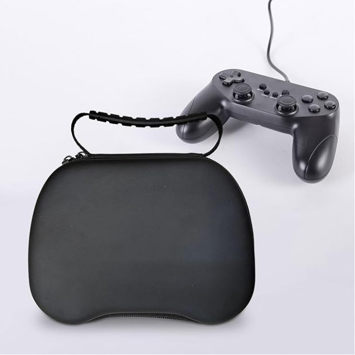 Купить Жёсткий EVA кейс для геймпада Xbox/PS5/ Switch Pro — защитный чехол PU + Oxford Черный