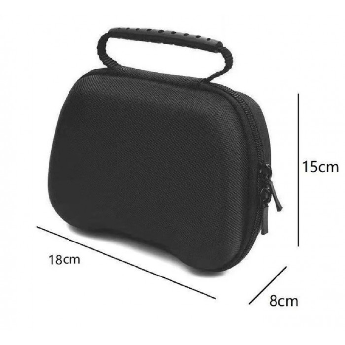 Купить Жёсткий EVA кейс для геймпада Xbox/PS5/ Switch Pro — защитный чехол PU + Oxford Черный