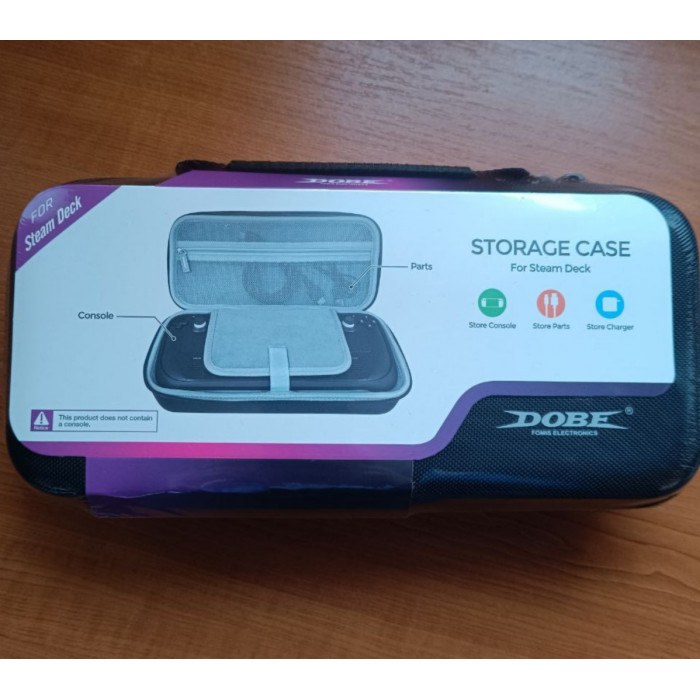 Купить DOBE TY-2816 Black - жесткий EVA кейс для Steam Deck, водостойкая сумка-чехол