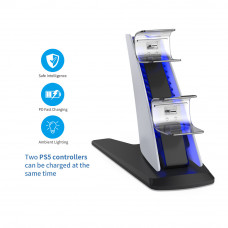 DOBE TP5-0585S Dual Charging Stand – быстрая зарядная станция на 2 контроллера PS5 DualSense