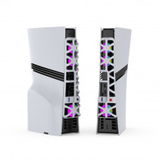 Умный вентилятор охлаждения PS5 Pro с термоконтролем и RGB DOBE TP5-35153S Белый