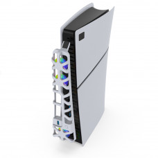 Вентилятор охлаждения DOBE TP5-3538S для PS5 Slim с тремя вентиляторами и RGB-подсветкой Белый