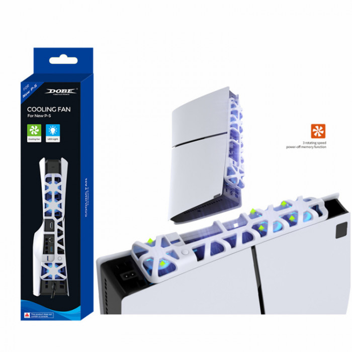 Купити DOBE TP5-3538S — вентилятор охолодження PS5 Slim з RGB