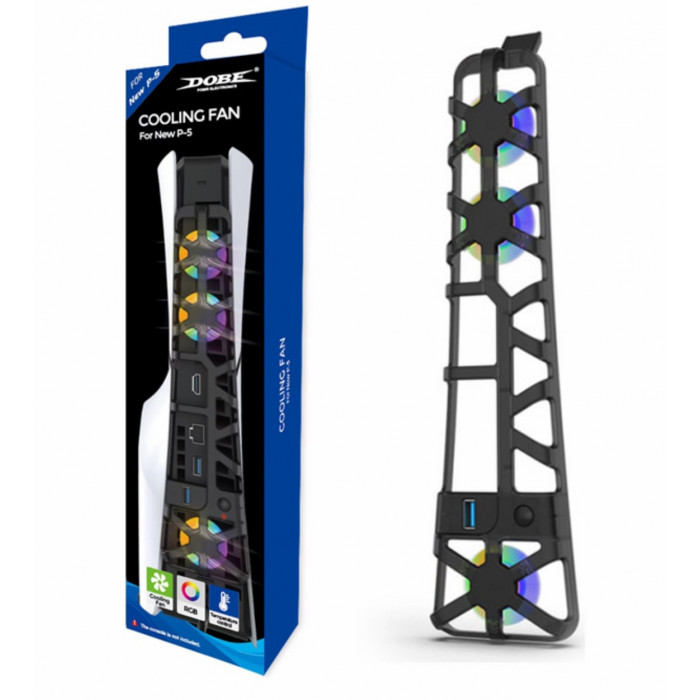 Купить DOBE TP5-3538S — вентилятор охлаждения PS5 Slim с RGB