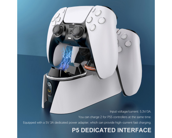 Купити подвійну зарядну док-станцію для DualSense Sony PlayStation PS5 GP5-1530
