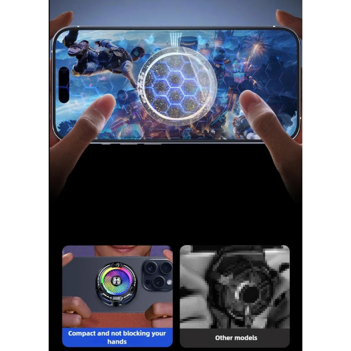 Купить Кулер для смартфона FS18 Black Ice 30W с AI-контролем