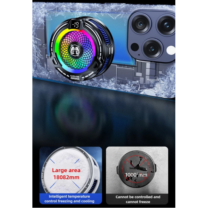 Купить Кулер для смартфона FS18 Black Ice 30W с AI-контролем