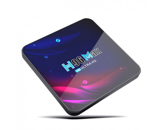 Купить смарт ТВ приставка Android SmartTV Box 4К H96 MAX V11 4/32ГБ WIFI+BT 5 ГГц