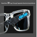 Солнцезащитные очки Kdeam 332, поляризационные C28 Серо-розовый