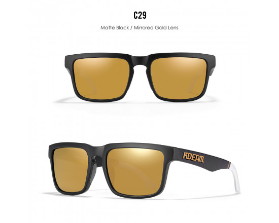 Сонцезахисні окуляри Kdeam 332, поляризаційні C29 Чорно-золотий