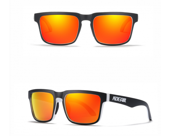 Солнцезащитные очки Kdeam 332, поляризационные C7 Черно-оранжевый