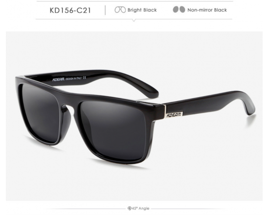 Солнцезащитные очки Kdeam 156, поляризационные C21 Черные