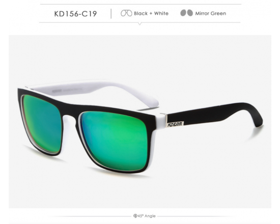Сонцезахисні окуляри Kdeam 156, поляризаційні C19 Чорно-зелені