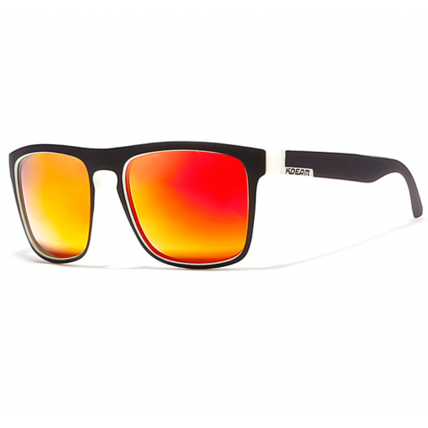 Солнцезащитные очки Kdeam 156, поляризационные C18 Черно-оранжевые