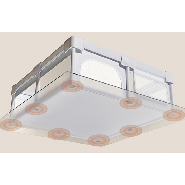 Дитячий ігровий манеж з посиленими опорами, присосками, кульками (30шт) та ручками 150*180 см Сірий