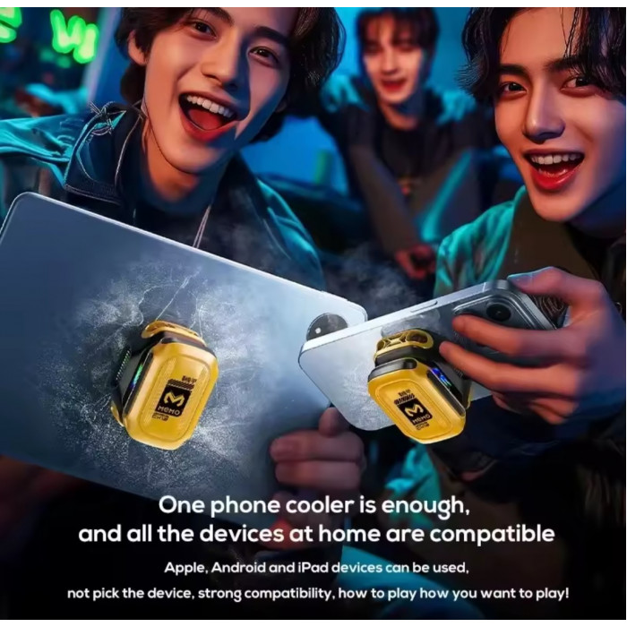 Купить MEMO CX12 — кулер для смартфона с аккумулятором и RGB